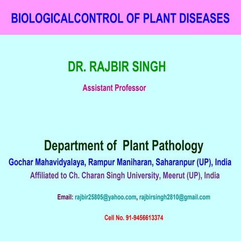Biological control
