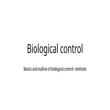 Parasitoids and Predators, their attributes. | PPTX