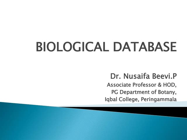 Biological database