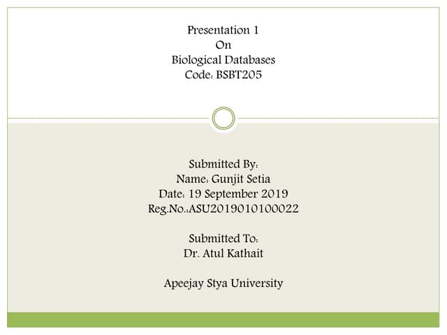 Biological database....pptx