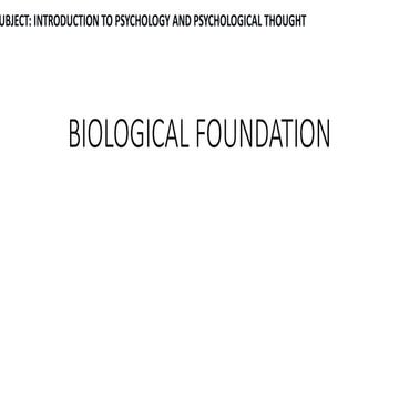 Complete and Detailed Biological Foundation Notes PDF for Students – Covers C...