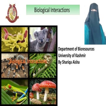 Biological interactions