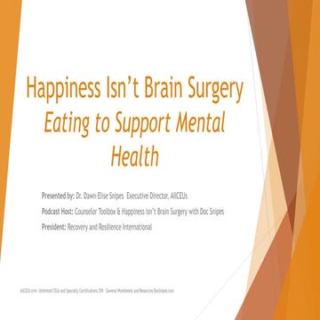Preventing Vulnerabilities: Eating to Support Mental Health