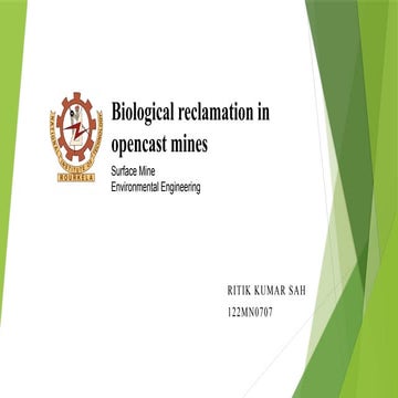 Land reclamation and mine closure in coal mining.pptx