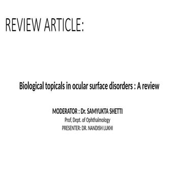 BIOLOGICAL TOPICALS, application - A REVIEW.pptx