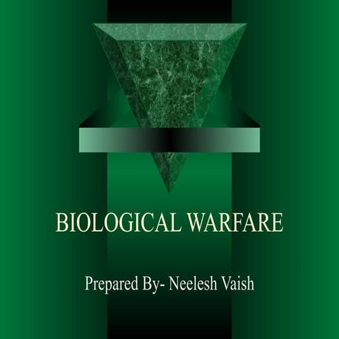 Biological warfare