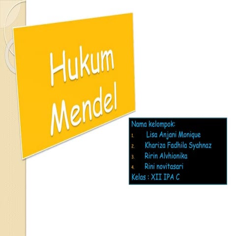hukum mendel