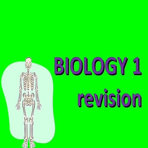 AQA GCSE Science: Biology B1 Revision | PPTX