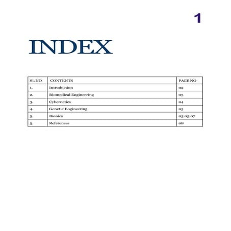 Biology presentation regarding biomedical engineering