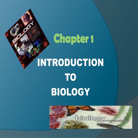 Biology chapter 1