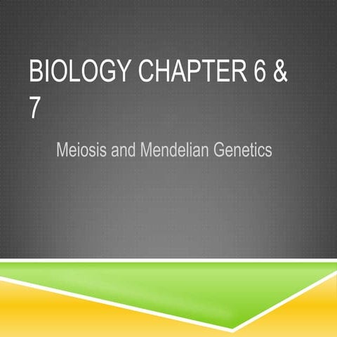 Biology chapter 6 & 7