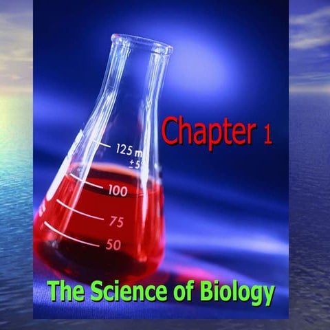 Biology chapter one scientific method new
