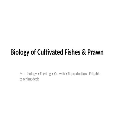 Biology of fin fish (labeo rohita) | PPTX