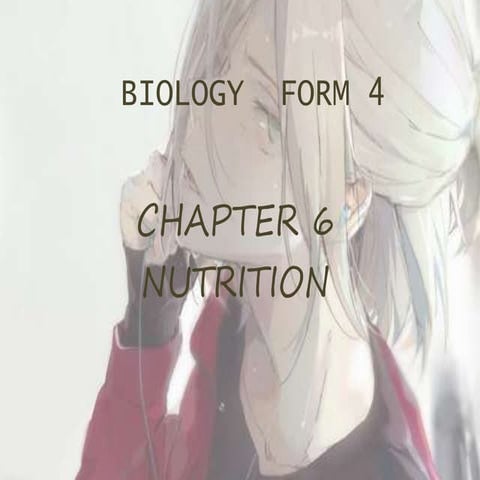 Biology form 4 chap 6