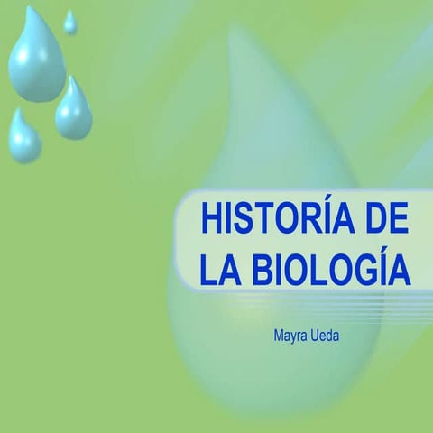Historia de la Biología
