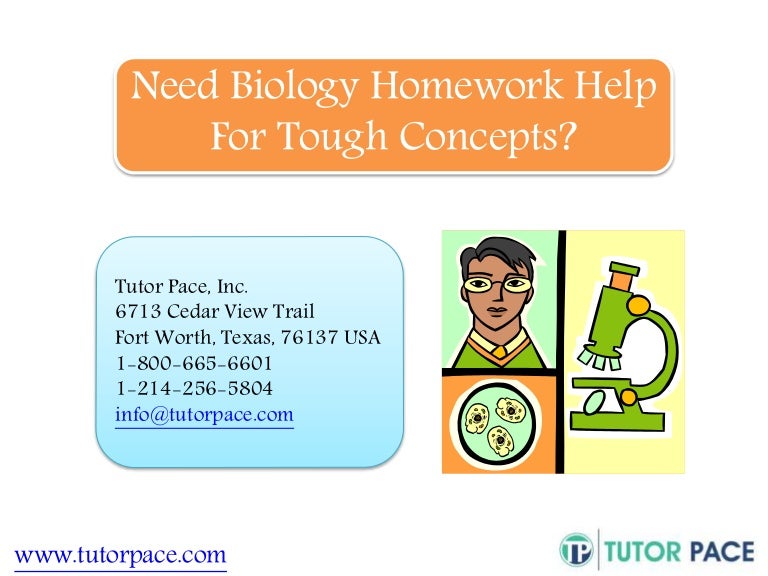 Bio homework help