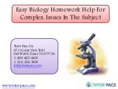 Help with biology homework