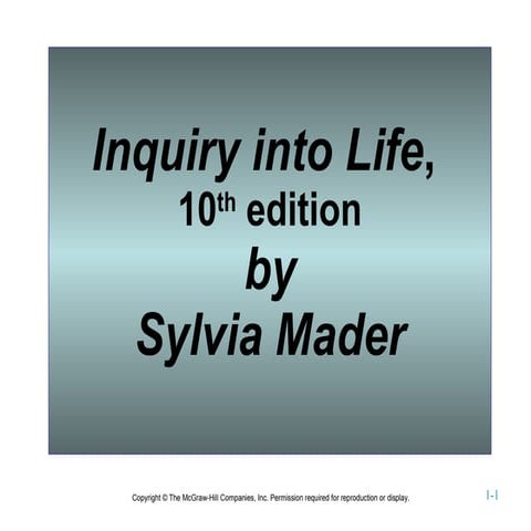 Biology introduction