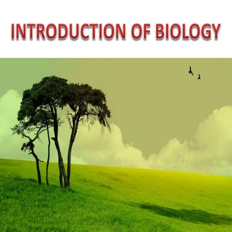 Biology introduction