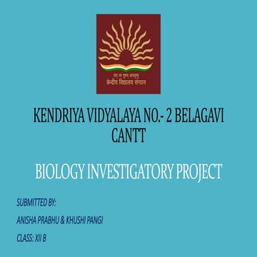 BIOLOGY INVESTIGATORY PROJECT- pH OF DIFFERENT SOAP SAMPLES.pptx
