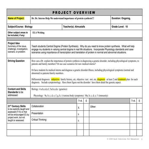Biology lyn project planning forms_071311