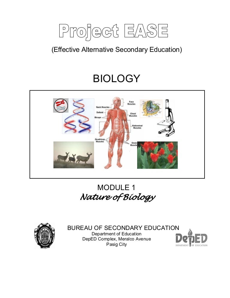 Biology M1 Nature Of Biology