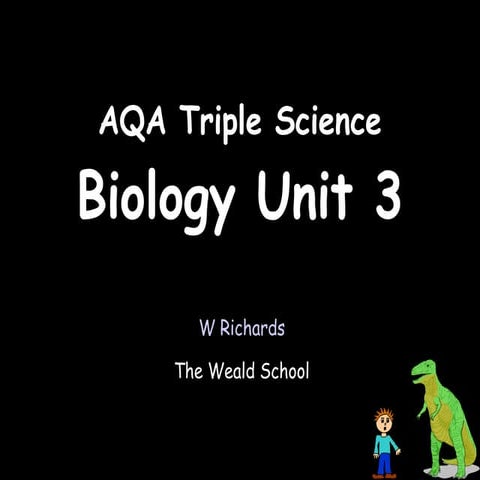 AQA Biology unit 3