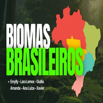 Os biomas Brasileiros - Mapa mental dos biomas brasileiros. | PDF