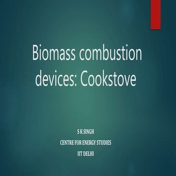 Biomass combustion device