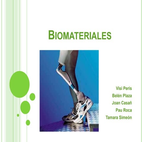 Biomateriales | PPT