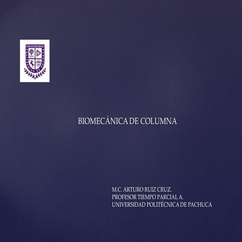 Biomecanica de columna