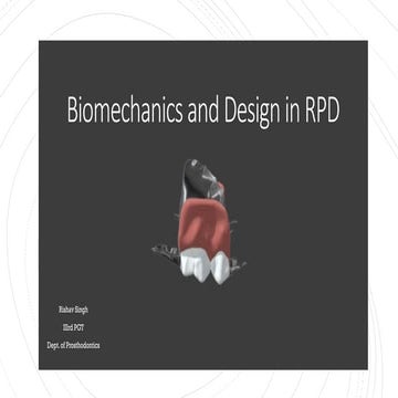 biomechanics in dentistry and applications