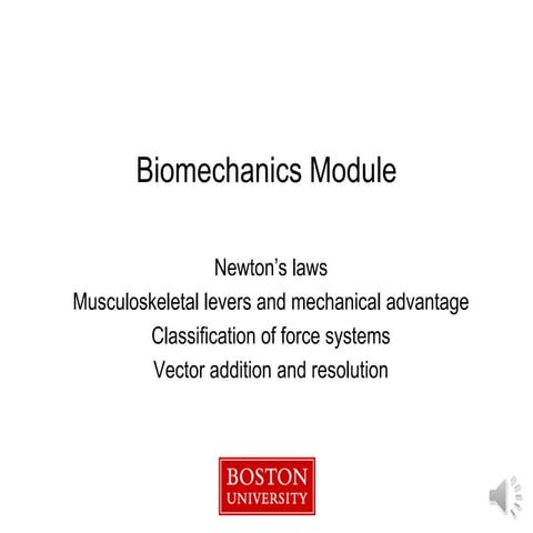 Biomechanics module full 