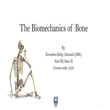 Biomechanics of bones PDF