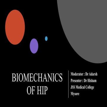 Biomechanics of hip