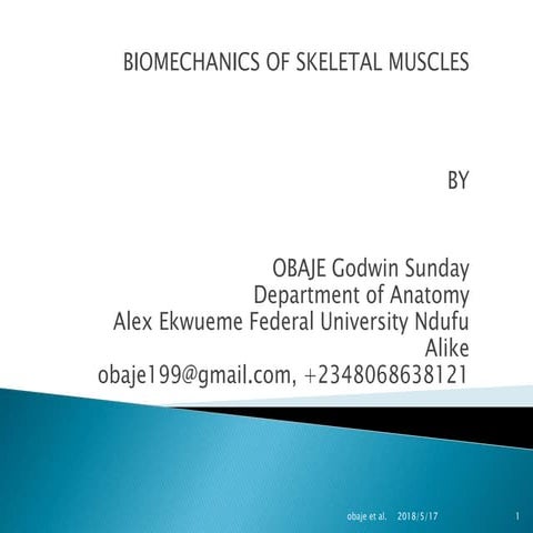 Biomechanics of musculoskeletal system