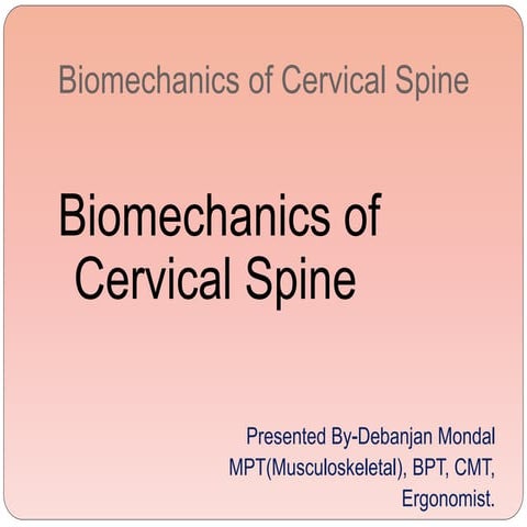 Biomechanics of the cervical spine. ppt (3)