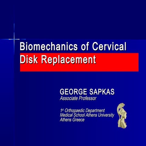 Biomech of cerv disk medium