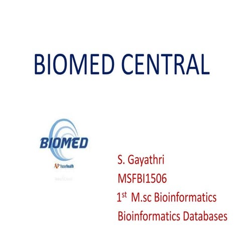 Biomed central