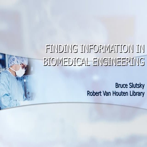 Biomedical Engineering Tutorial Spring 2010