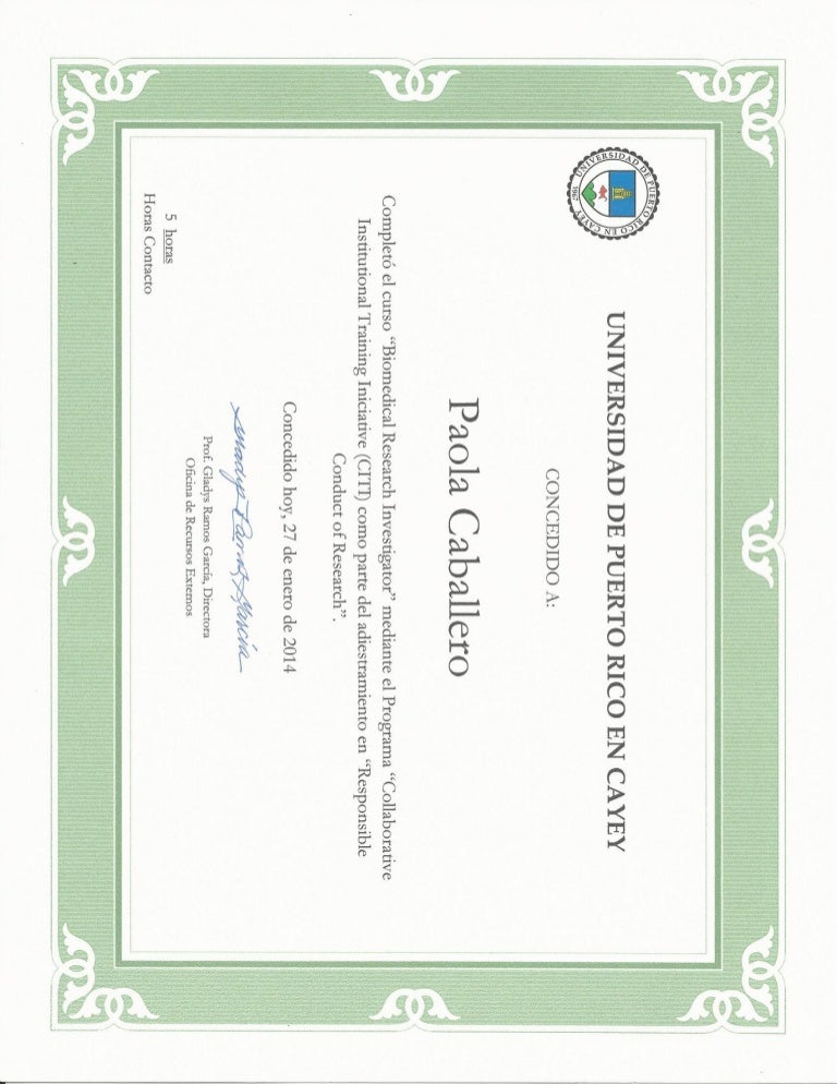 Biomedical research investigator course certificate citi