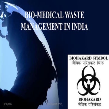 Biomedical waste