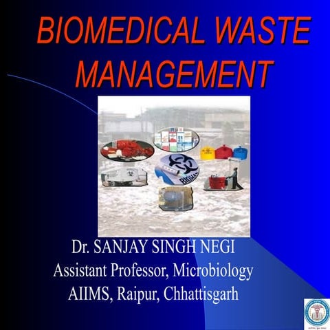 Biomedical waste managment  rule 2011 