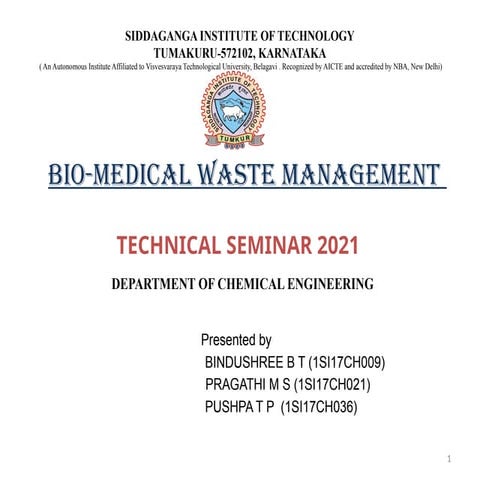 bio medical waste management technical seminar (1).pptx