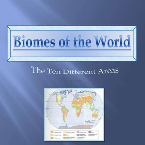 Biomes presentation