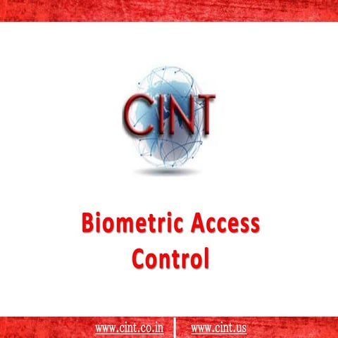 Biometric access control