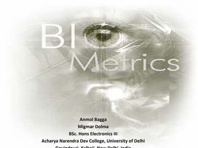 biometric technology