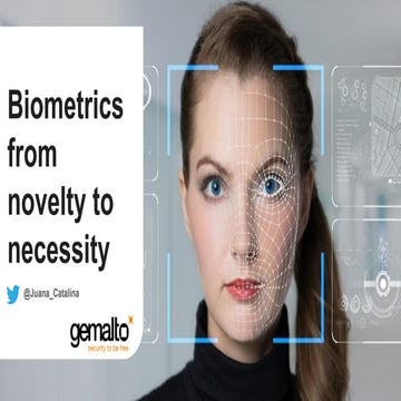 Biometrics, from novelty to necessity | PDF