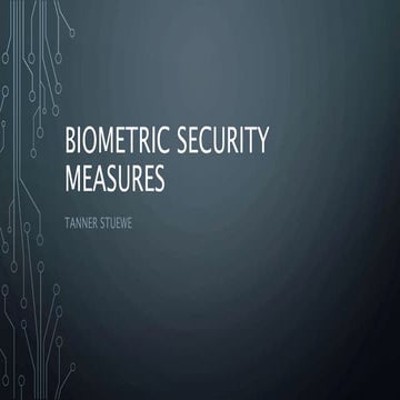 Biometric security | PPTX