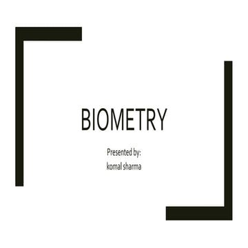 Biometryy